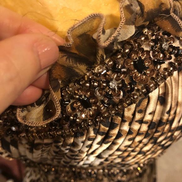 BG Haute Couture Leopard Gown 4 - Picture 4 of 7